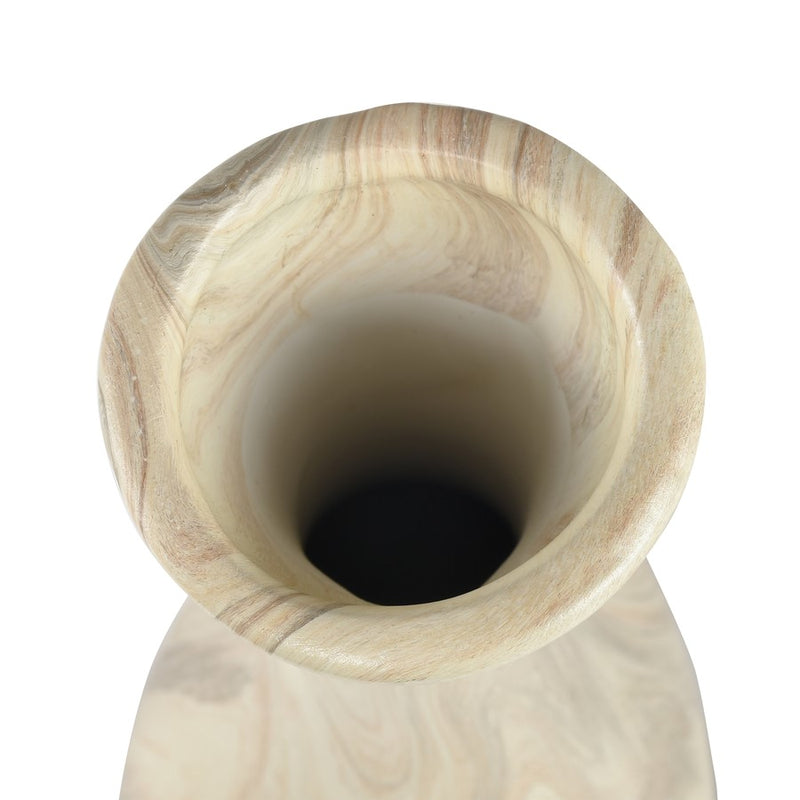 Atlas Lighting Rollins Medium Vase, Ivory