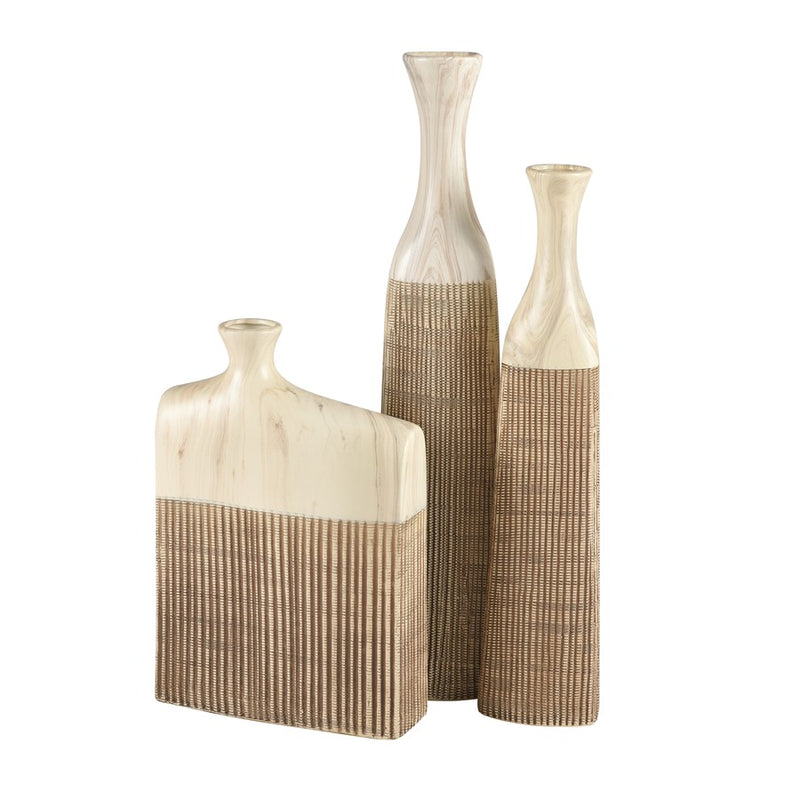 Atlas Lighting Rollins Medium Vase, Ivory