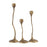 Atlas Lighting Rosen Candleholder, Set of 3, Brass