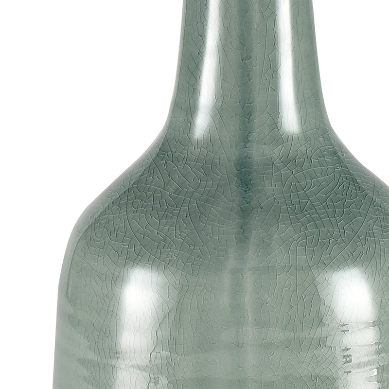 Atlas Lighting Row Large Vase,Lt Green