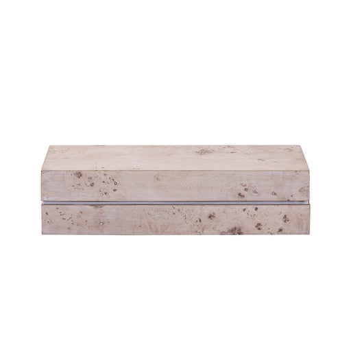 Atlas Lighting Salem Box, Long White Burl Wood - AC11569-02