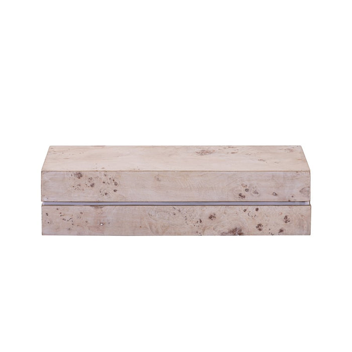 Atlas Lighting Salem Box, Long White Burl Wood - AC11569-02