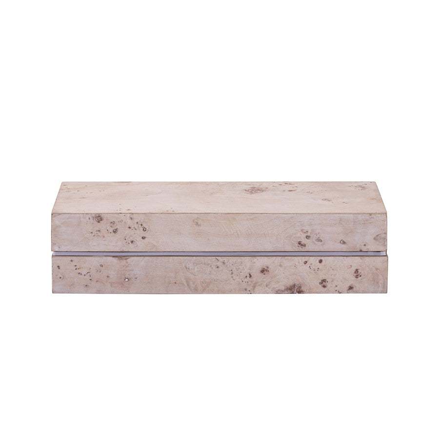 Atlas Lighting Salem Box, Long White Burl Wood - AC11569-02