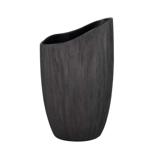 Atlas Lighting Scribing Vase, Black