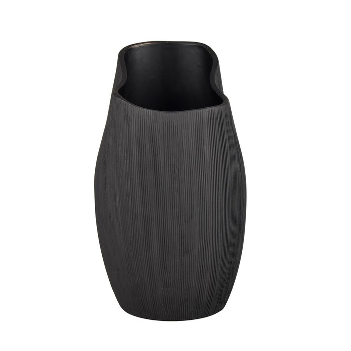 Atlas Lighting Scribing Vase, Black