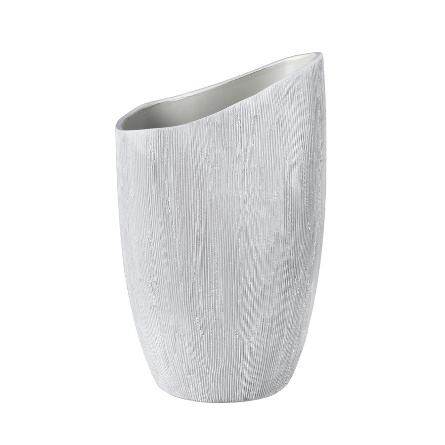 Atlas Lighting Scribing Vase, White