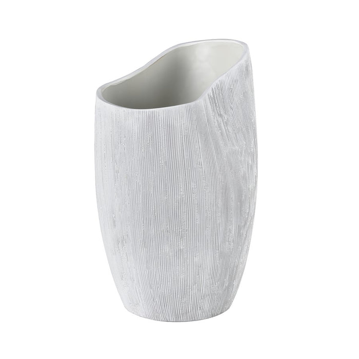 Atlas Lighting Scribing Vase, White