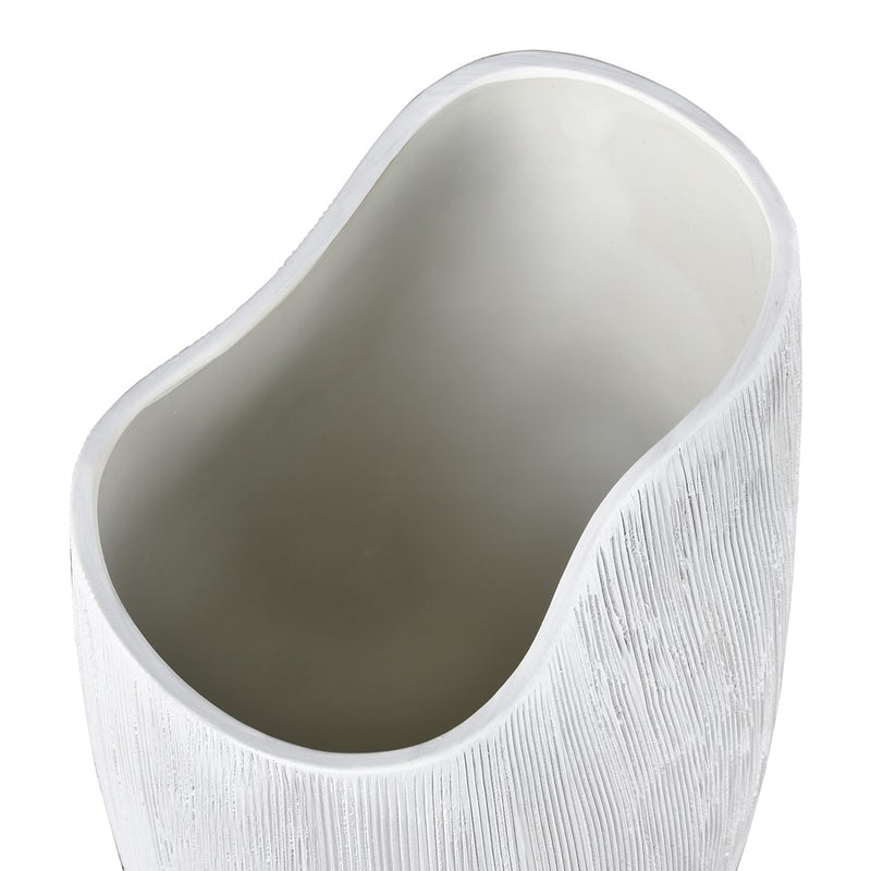 Atlas Lighting Scribing Vase, White