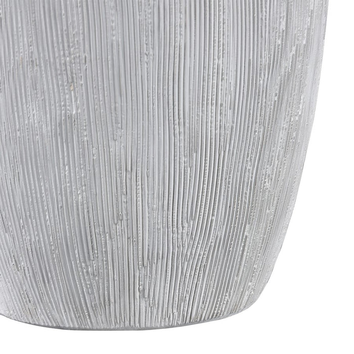 Atlas Lighting Scribing Vase, White