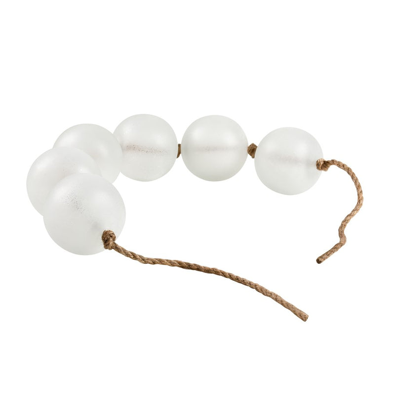Atlas Lighting Seaglass Rope Object, White