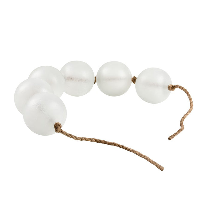 Atlas Lighting Seaglass Rope Object, White