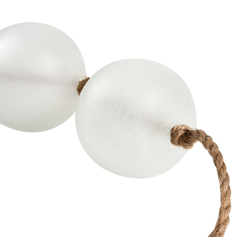 Atlas Lighting Seaglass Rope Object, White