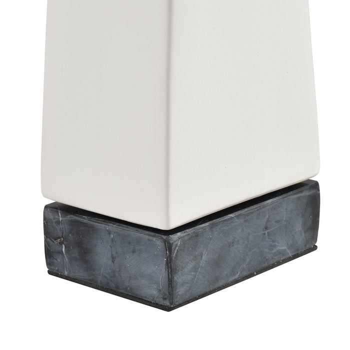 Atlas Lighting Serengeti Elephant Sculpture, Matte White