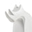 Atlas Lighting Serengeti Rhino Sculpture, Matte White