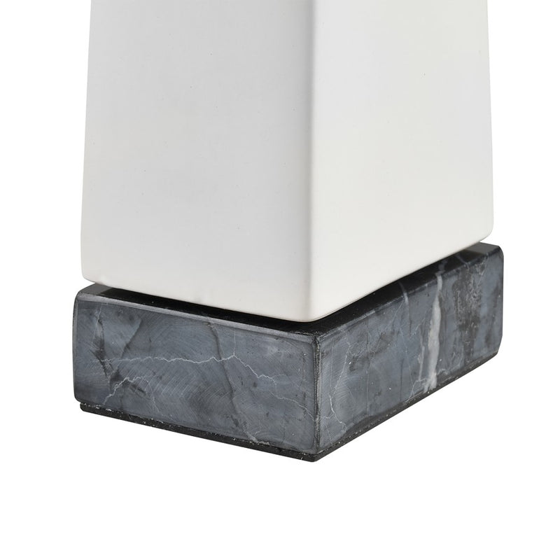 Atlas Lighting Serengeti Rhino Sculpture, Matte White