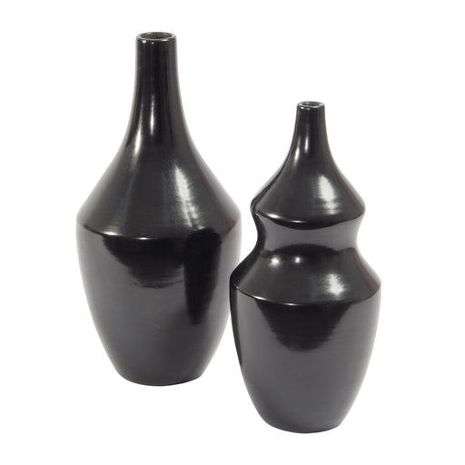 Atlas Lighting Shadow Extra Large Vase, Black