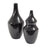 Atlas Lighting Shadow Large Vase, Black