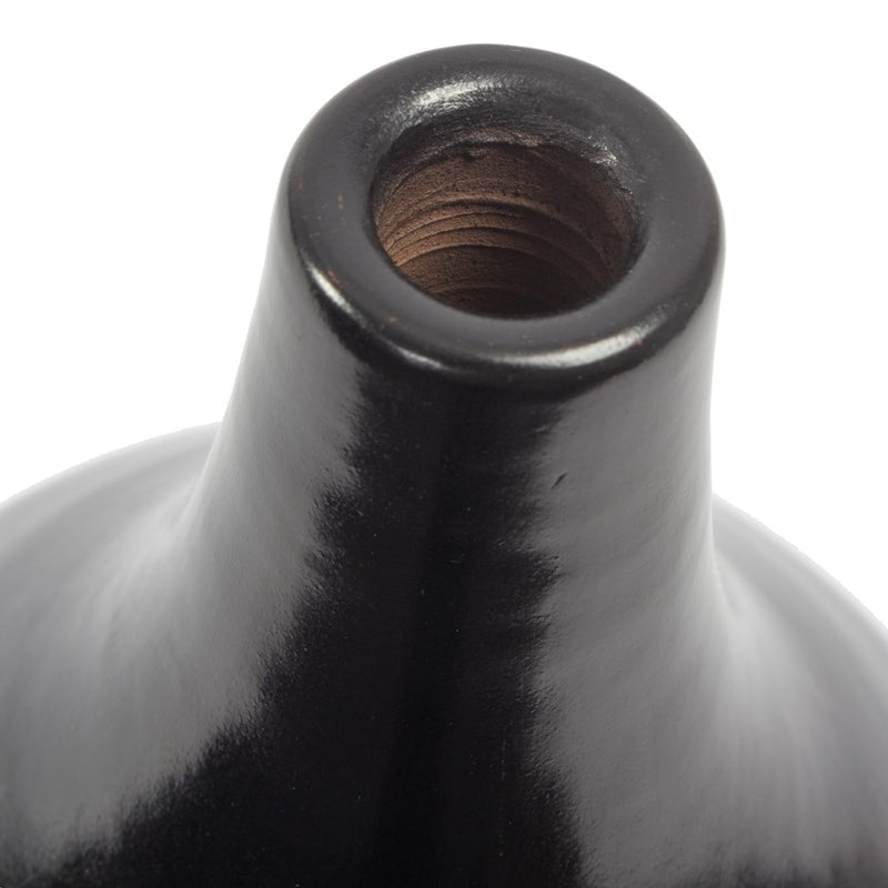 Atlas Lighting Shadow Large Vase, Black