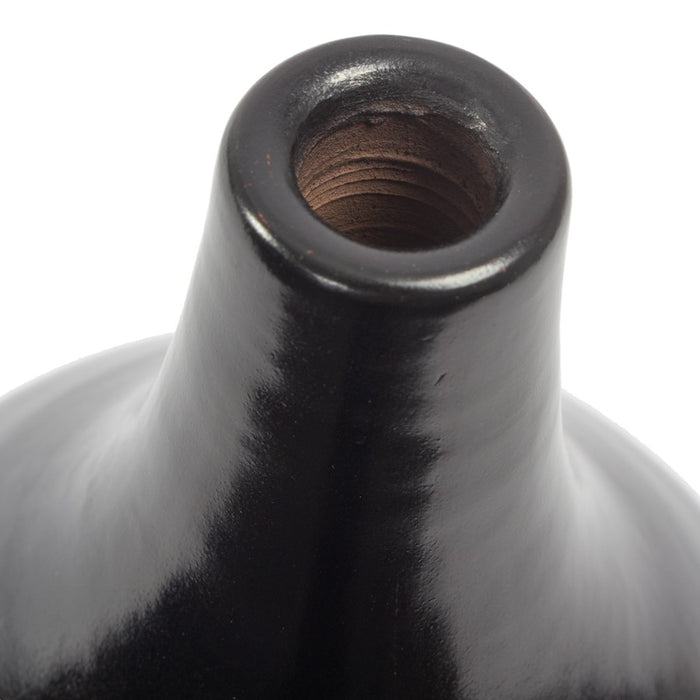 Atlas Lighting Shadow Large Vase, Black