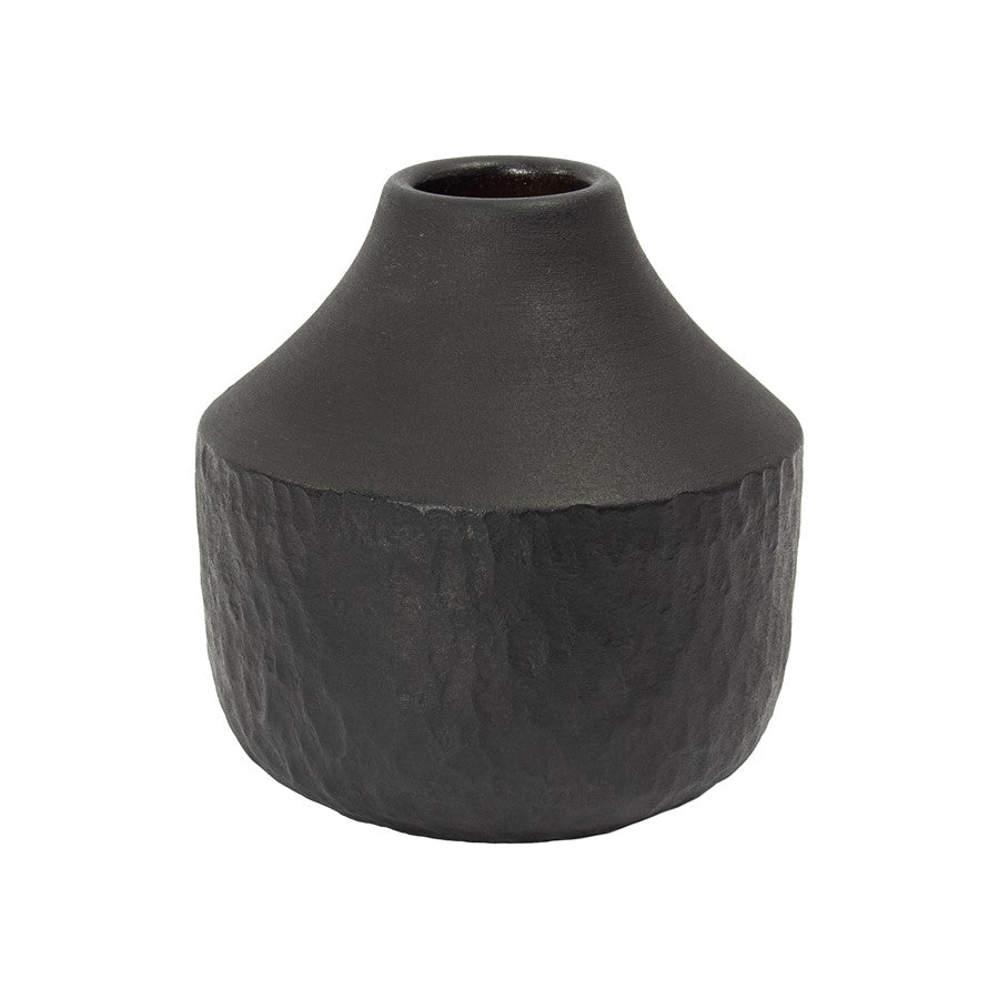 Atlas Lighting Shadow Small Vase, Matte Black