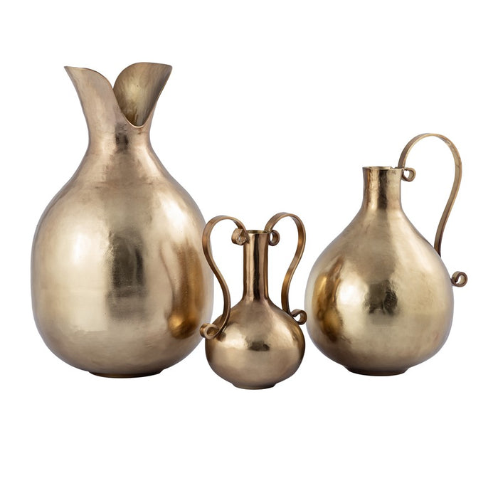 Atlas Lighting Shaffer Small Vase, Brass