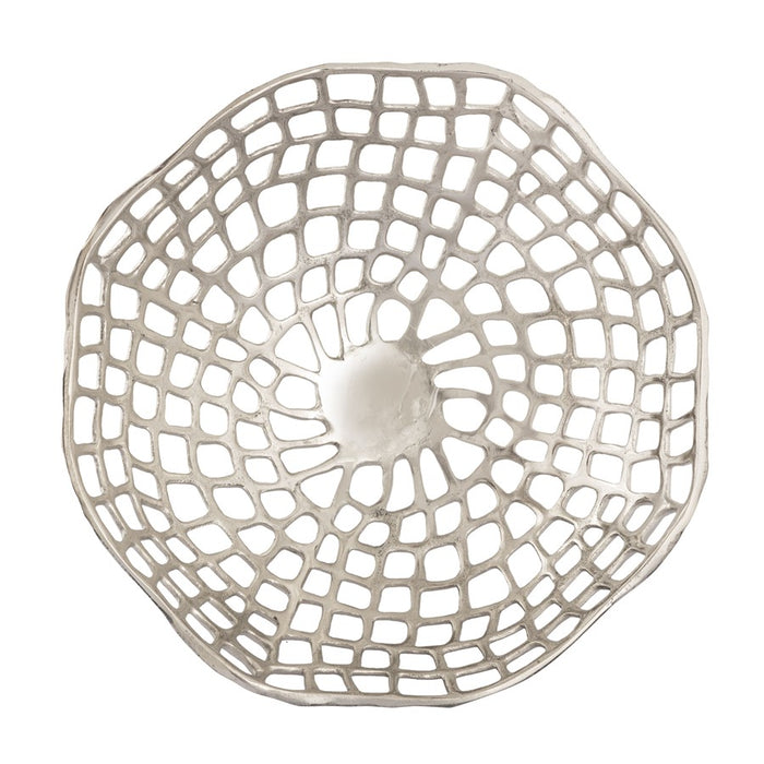 Atlas Lighting Shore Weave Basket, Set of 3, Nickel