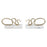 Atlas Lighting Snake Bookend Set of 2, Polished Brass