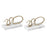 Atlas Lighting Snake Bookend Set of 2, Polished Brass