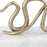 Atlas Lighting Snake Bookend Set of 2, Polished Brass