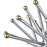 Atlas Lighting Spike Object, Silver