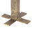 Atlas Lighting Splay Candleholder, Medium Aged Brass