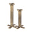 Atlas Lighting Splay Large Candleholder, Aged Brass