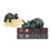Atlas Lighting Sprawling Elephant Bookend, Set of 2, Bronze