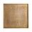 Atlas Lighting Square Linen Texture Tray Set of 2, Brass