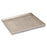 Atlas Lighting Square Linen Texture Tray Set of 2, Nickel