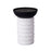 Atlas Lighting Stack Pillar Holder, Set of 3, Plaster White