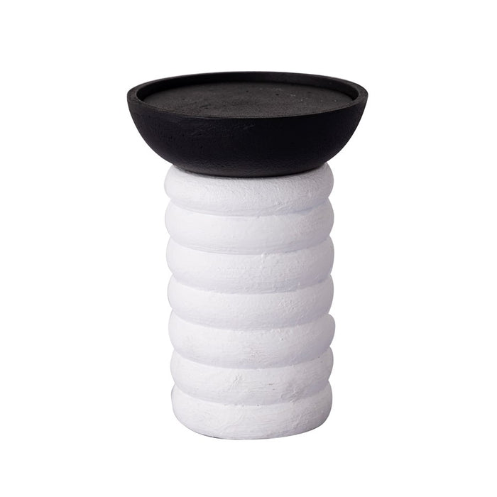 Atlas Lighting Stack Pillar Holder, Set of 3, Plaster White