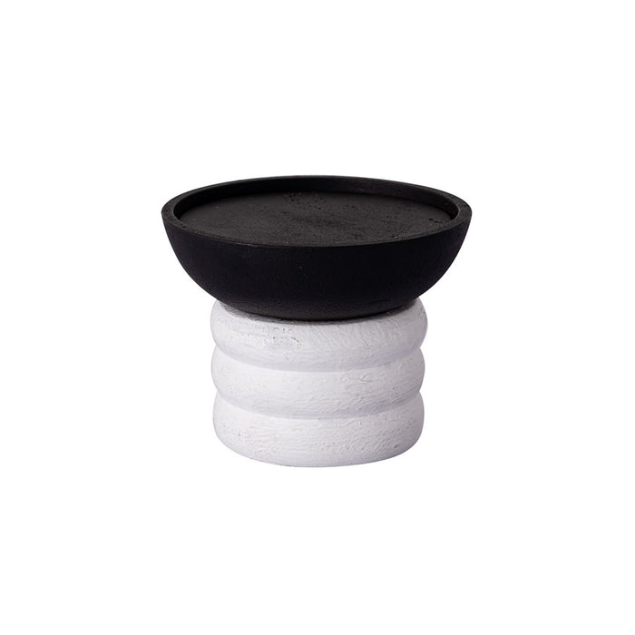 Atlas Lighting Stack Pillar Holder, Set of 3, Plaster White