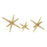 Atlas Lighting Star Jacks Decorative Object, Set of 3, Brass