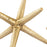 Atlas Lighting Star Jacks Decorative Object, Set of 3, Brass