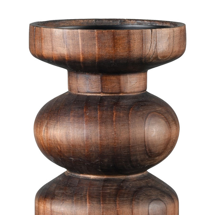 Atlas Lighting Stilton Candleholder, Set of 3, Brown
