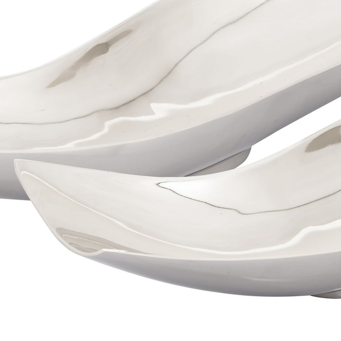 Atlas Lighting Sway Bowl, Set of 2, Polished Silver