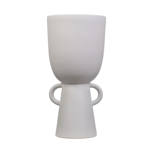 Atlas Lighting Talus Large Vase, Matte White