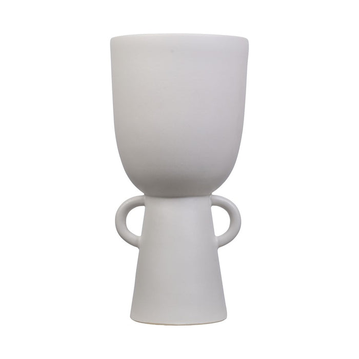 Atlas Lighting Talus Large Vase, Matte White