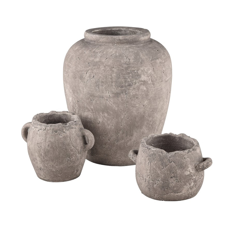 Atlas Lighting Tanis Vase, Extra Small, Aged Gray