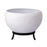 Atlas Lighting Teris Planter, Set of 2, Plaster White
