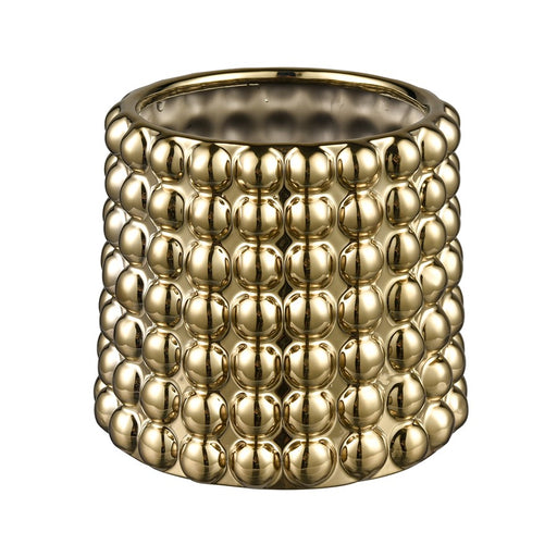 Atlas Lighting Theo Small Vase, Gold