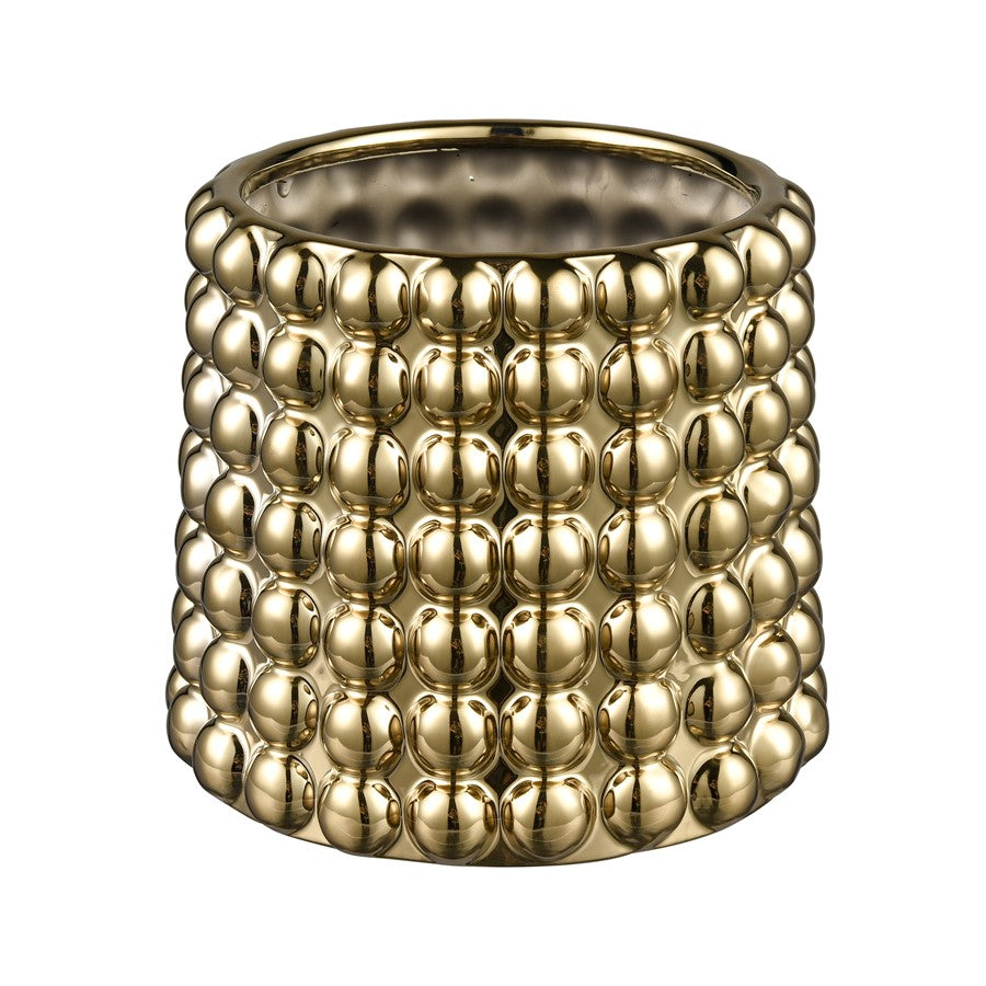Atlas Lighting Theo Small Vase, Gold