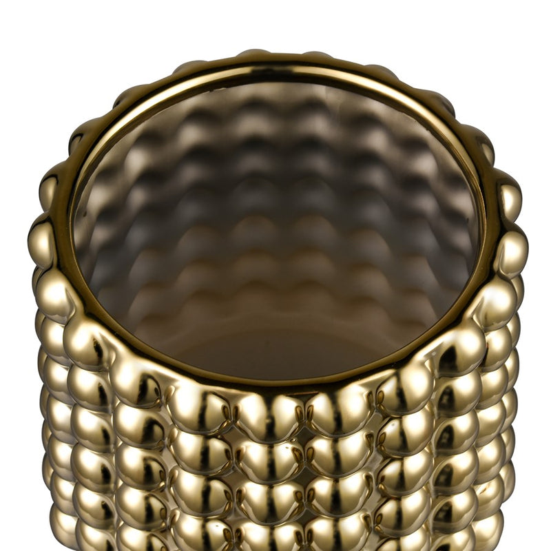 Atlas Lighting Theo Small Vase, Gold
