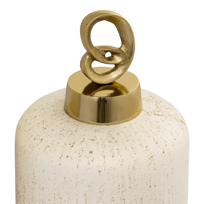 Atlas Lighting Tiff Bottle, Set of 2, Aged Cream